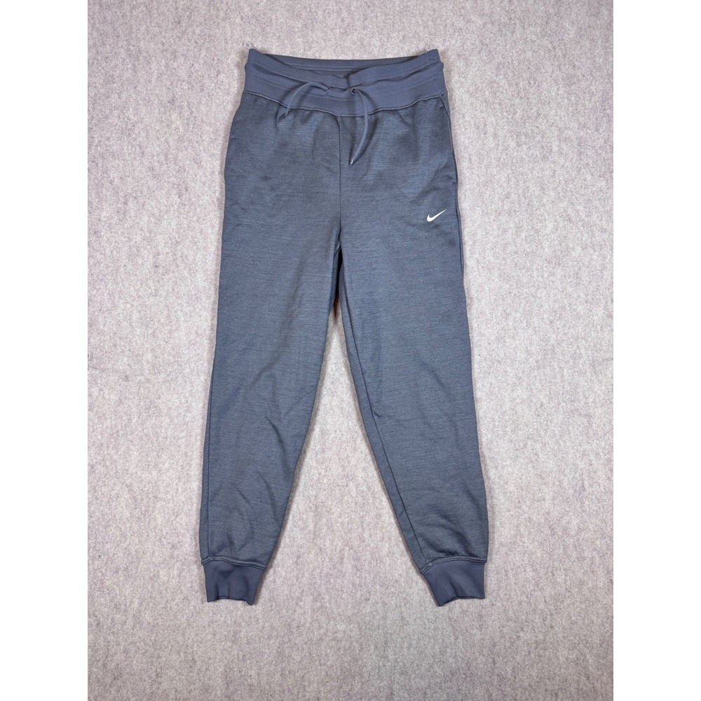 k222. Nike Therma-FIT Womens Joggers Gray Fleece Sweatpants Small